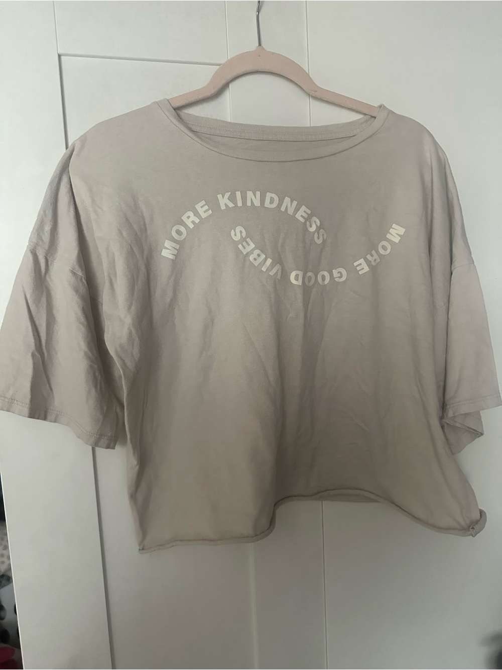 Greyson/Threads More Kindness More Good Vibes Cropped Tee - Picture 5 of 5